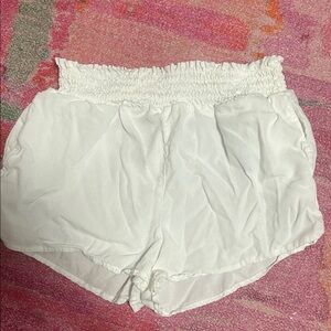 Bella Dahl High Waist White Shorts